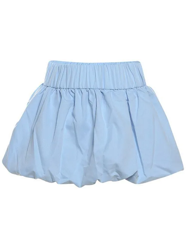 Bubble Mini Skirt Blue Flat - Liora Studio