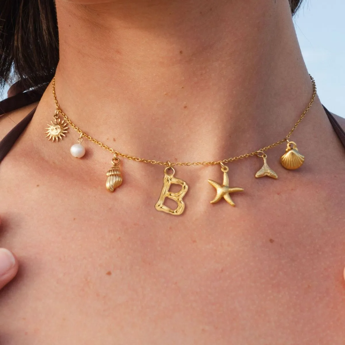 Ocean Charm Necklace - Liora Studio
